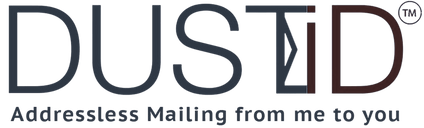 DustId - Addressless Mailing from me to you