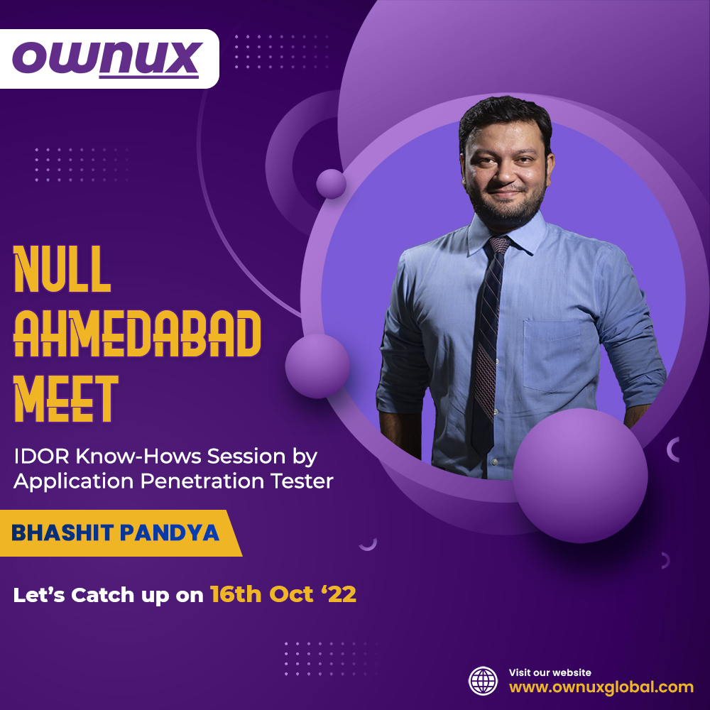 Ownux Speaking at null Ahmedabad